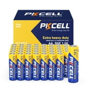 PKCELL AA Batteries (40 Pack), Double A Battery