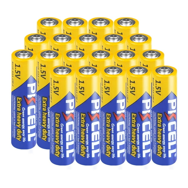 PKCELL AAA Batteries 20 Pack, Carbon Zinc Triple A Batteries Value Pack