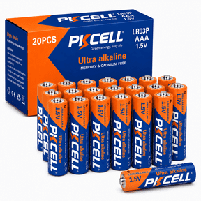 PKCELL Alkaline AAA Batteries (20 Pack), 1.5V Long-Lasting Triple A Batteries for Household and Business