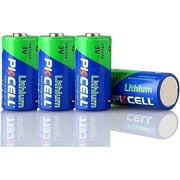PKCELL CR123 CR123A 3V Lithium Battery Camera Batteries 4 Pack