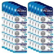 PKCELL Cr2032 Battery 2032 3v Lithium Coin Battery Cell CR 2032 Button Batteries（50-Pack）