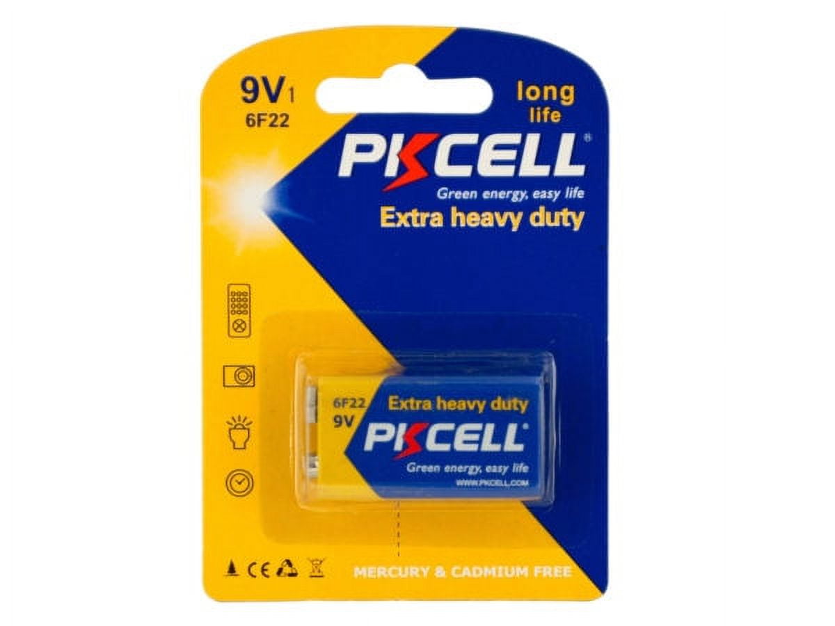 PKCELL Heavy Duty 9V Battery