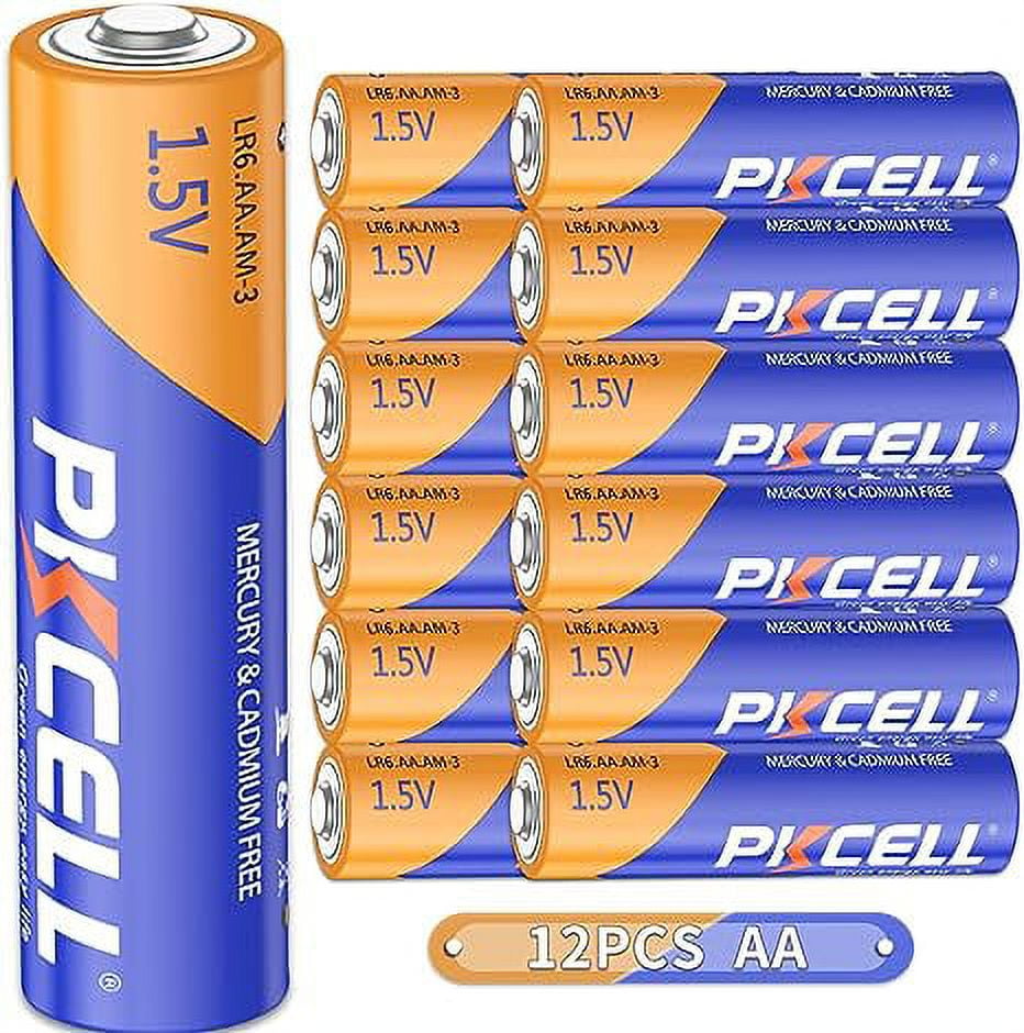 PKCELL High Energy AAA Batteries (12 Pack), Triple A Batteries