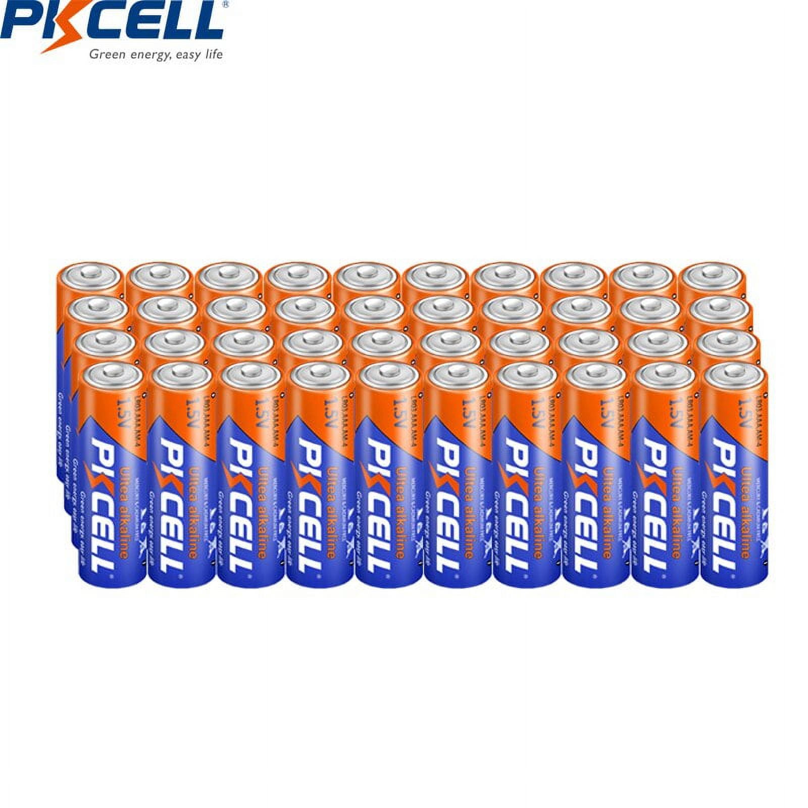 PKCELL High Energy AAA Batteries (40 Pack), Triple A Batteries