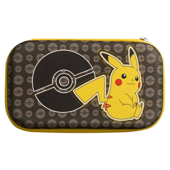 Pokmon Pencil Case with Zipper, Black and Yellow