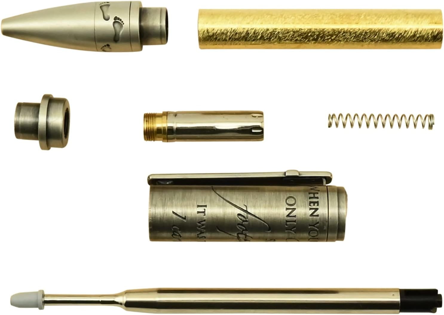 PKFSANDAP Footprints In The Sand Pen Kit Woodturning Project (Antique