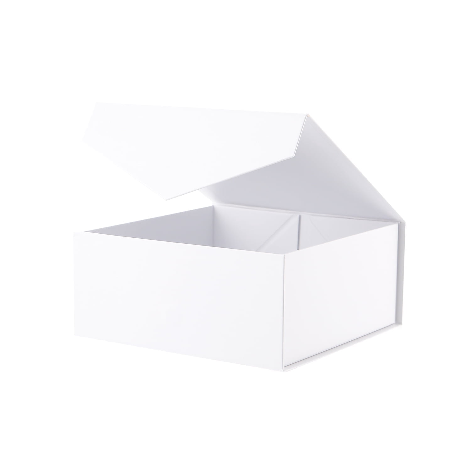 PKSMART Magnetic White Gift Box, Small Square Present Packing for All ...
