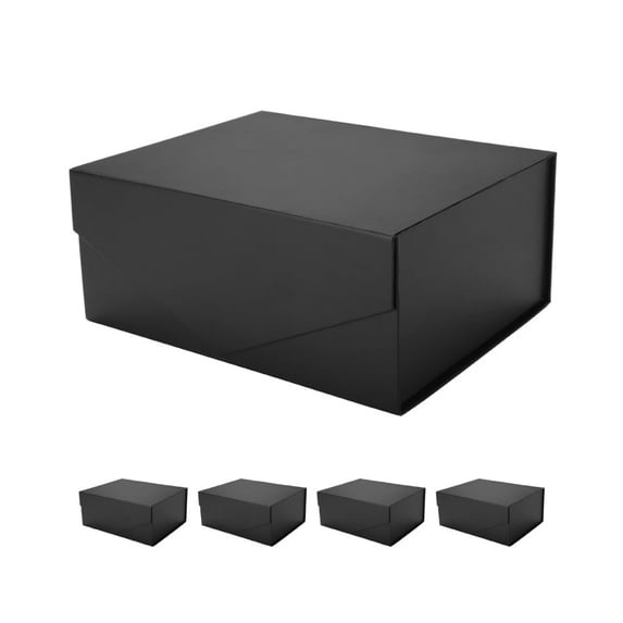 PKGSMART Gift Boxes for Fathers Day, 9x6.5x3.8 inches, 5 Small Magnetic Boxes with Lid