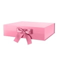 thumbnail image 1 of PKGSMART Large Pink Gift Box with Ribbon for Mothers Day, 13x9.7x3.4 inch, Gift Box with Magnetic Lid, 1 of 7