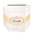 thumbnail image 1 of PKGSMART Card Box, 14x12x12 inch, White Wedding Card Receiving Box, Card Box Holder for Engagement, 1 of 7