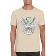 thumbnail image 1 of PKMUS 0122 Series Stylish Abstract Modern Unique Graphic T-Shirt, for men & women, up to size 5XL, 1 of 3