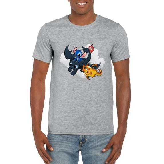 PKMUS 0224 Ed. Fine Bold Contemporary Graphic Art Design T-Shirt, for men & women, up to size 5XL
