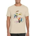 thumbnail image 1 of PKMUS 0625 Series 13 Chic Abstract Modern Unique Graphic T-Shirt, for men & women, up to size 5XL, 1 of 3