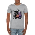 thumbnail image 1 of PKMUS 1010 Series 1 Grand Abstract Modern Unique Graphic T-Shirt, for men & women, up to size 5XL, 1 of 3