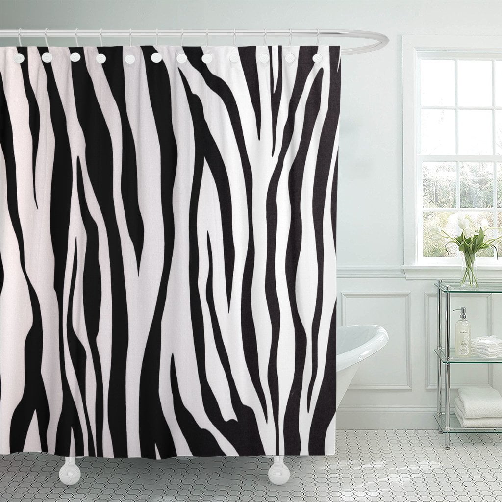 PKNMT Africa Abstract Black and White of Zebra Animal Pattern Shower  Curtain 60x72 inches - Walmart.com, image size:1024x1024
