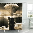 thumbnail image 1 of PKNMT Atomic Bomb Mushroom Cloud Rises More Than 60 000 Shower Curtain 60x72 inches, 1 of 1