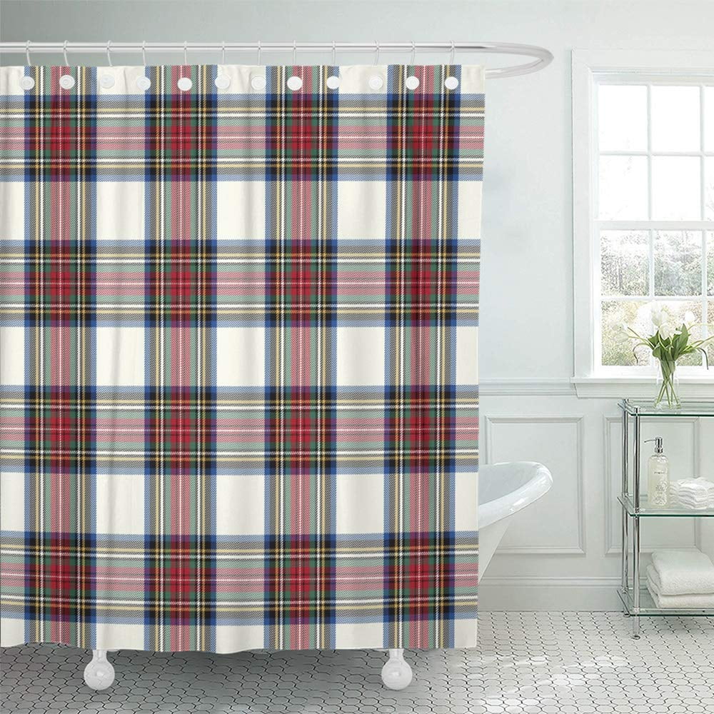 PKNMT Christmas Traditional Tartan Plaid Abstract Black British Garment ...