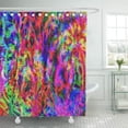 thumbnail image 1 of PKNMT Colorful Rendered Abstract Psychedelic 3D Rendering Cg Aesthetic Awesome Big Bang Bathroom Shower Curtain 66x72 inch, 1 of 1