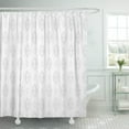 thumbnail image 1 of PKNMT Gray Pattern Vintage Baroque Ornate Retro Wall Polyester Shower Curtain 60x72 inches, 1 of 1
