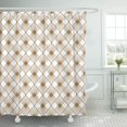 thumbnail image 1 of PKNMT Green Pattern Artdeco Vintage Abstract Classy Clip Polyester Shower Curtain 60x72 inches, 1 of 1