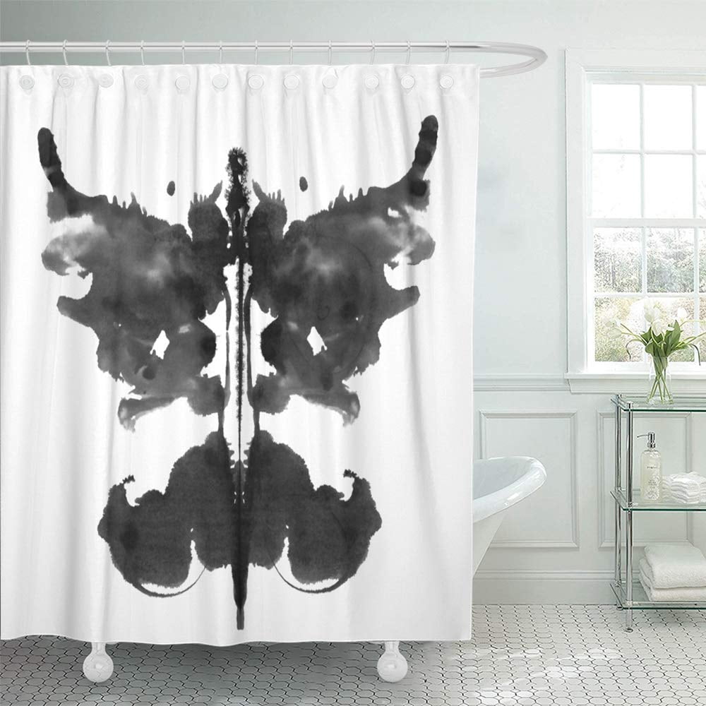 PKNMT Watercolor Psychiatric Rorschach Inkblot Test White Psychology