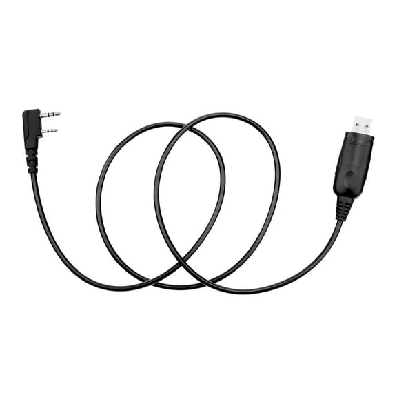 PKPOWER 2 Pin 2 Way Radio USB Programming Cable for Baofeng UV-5R, 5RA, 5R Plus, 5RE, BF F8HP, UV3R Plus, BF-888S, 5R EX, 5RX3, GA-2S, BF-F8+