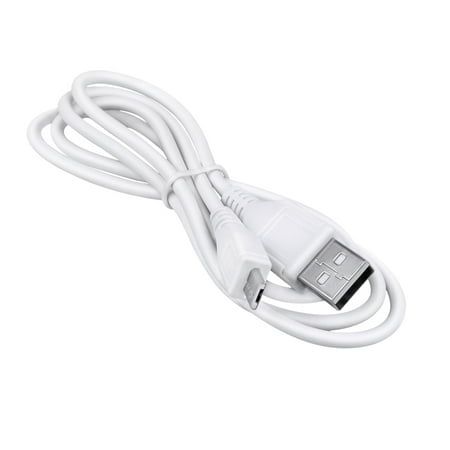 PKPOWER 3.3ft White Micro USB Cable PC Laptop Data Sync Cord for for Suaoki Model: T803D Portable Jump Starter Car Power Bank Emergency Power Battery