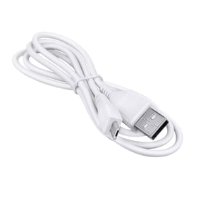 PKPOWER 3.3ft White Micro USB to USB Cable for Incredicharge I-10 / Clearmax / EC TECH / EZOPower / ROMOSS / Samsung / Sendy / SPE Mini Elivebuy External Battery Pack Data Sync Charging Cord