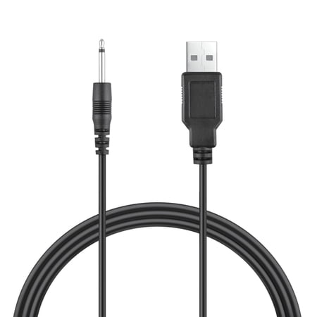 PKPOWER 3ft Black USB DC Power Adapter Charger Cable Lead For Curve Wand r vibrator