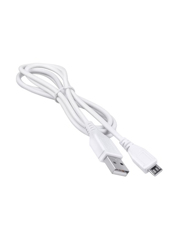 PKPOWER 5ft White Micro USB to USB Cable for Acclaim Admire Behold II Brightside Caliber Captivate Glide Character Chrono Vibrant Stratosphere Smartphone Mobile Cell Phone Data Sync Charging Cord