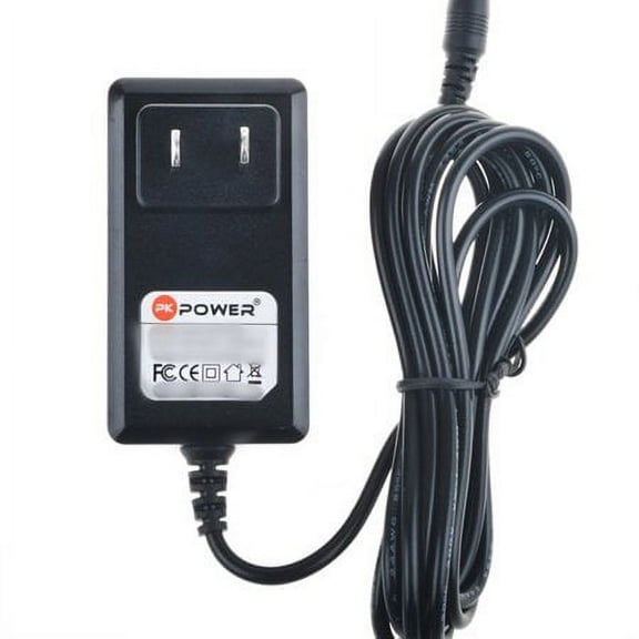 PKPOWER 6.6FT 12V AC-DC Adapter Charger for Onn ONA16AV008 7" Portable DVD Player Power Supply