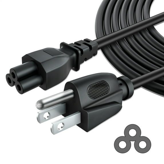 PKPOWER 6ft Listed AC IN Power Cord Outlet Socket Cable Plug Lead For AOC E2276VW6 E2276VWM6 E2476VW6 E2476VWM6 LCD LED Backlight Monitor
