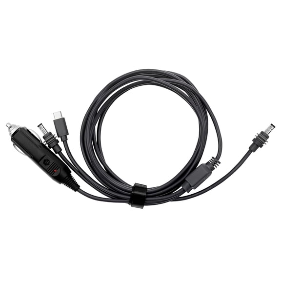 PKPOWER Cable For Starlink Mini Cable 3 in 1 10FT/3M, 100W+ USB C/12V-24V Car Charger/DC to DC Replacement Starlink Mini Power Cable Waterproof