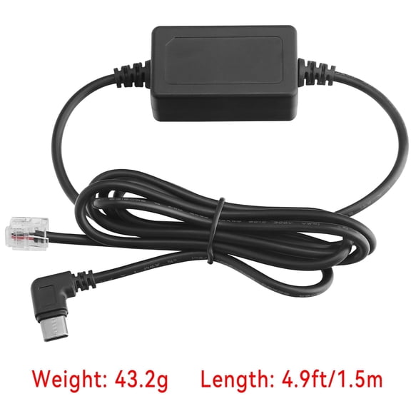 PKPOWER USB-C to RJ11 Plug Cable Compatible with Escort Passport 9500i 8500 X50,Solo S2,S3,Pro RX55, 995