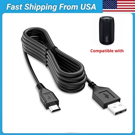PKPOWER USB Power Data Cable Compatible with Fire TV Stick, Logitech Wireless Mouse Keyboard, Speaker, UE Ultimate Ears MEGABOOM Boom 3, Intel Compute, Roku, Chromecast, Azulle, Asus VivoStick Mini