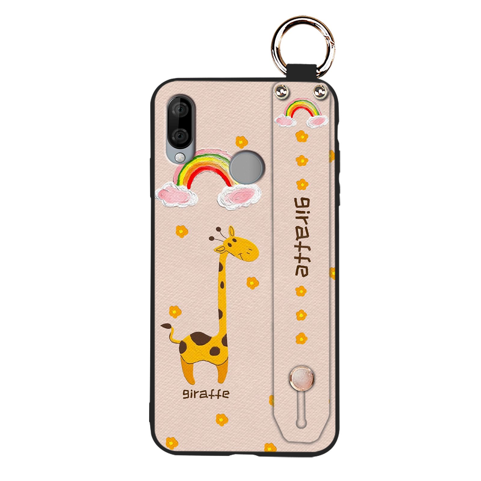 PKQPhone Case For Wiko View3 Lite, Cute Cartoon protective ring