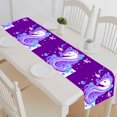 thumbnail image 1 of PKQWTM A beautiful unicorn Cotton and Linen Table Runner Kitchen Dining Room Supplies Size 14x72 Inch, 1 of 1