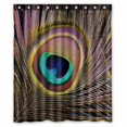 thumbnail image 1 of PKQWTM A closeup of peacock feathers WaterProof Polyester Fabric Shower Curtain Size 60x72 Inches, 1 of 1