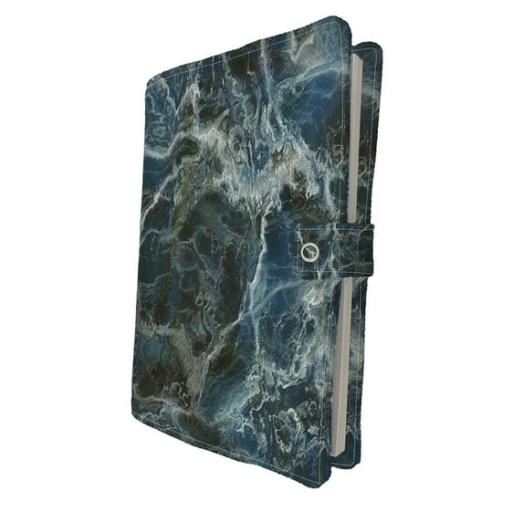 PKQWTM A detailed blue marble stone texture background Book Cover Book Protector Book Sleeve Book Pouch Book Bag 6x9 inch