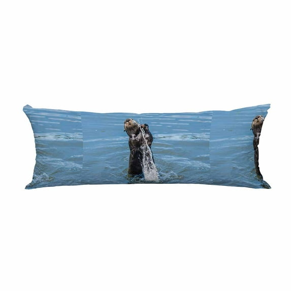 PKQWTM A wild young California Sea Long Body Pillow Case Cover Pillow Cushion Size 20x60 Inches