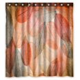 thumbnail image 1 of PKQWTM Abstract Autumn Background Beautiful Leaves Texture WaterProof Polyester Fabric Shower Curtain Size 66x72 Inches, 1 of 1