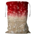 thumbnail image 1 of PKQWTM Abstract Twinkled Christmas Stars Storage Basket Laundry Bag with Drawstring Size 18x24 Inch, 1 of 3