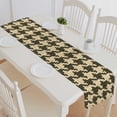 thumbnail image 1 of PKQWTM Abstract classic hounds tooth check Cotton and Linen Table Runner Kitchen Dining Room Supplies Size 14x72 Inch, 1 of 1