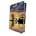thumbnail image 1 of PKQWTM African Animal Deer Sunset Lake Theme Landscape Book Cover Book Protector Book Sleeve Book Pouch Book Bag 6x9 inch, 1 of 4