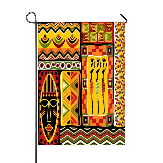 PKQWTM African Pattern Yard Decor Home Garden Flag Size 28x40 Inches