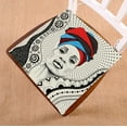 thumbnail image 1 of PKQWTM African Woman African Turban Chair Pads Chair Mat Seat Cushion Chair Cushion Floor Cushion Size 20x20 inches, 1 of 1