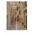 thumbnail image 1 of PKQWTM Alleyway Polignano a mare Puglia Italy Door Curtain Window Cover Home Decor Hanging Curtain Size 85x120 CM, 1 of 1