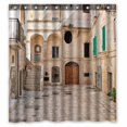 thumbnail image 1 of PKQWTM Alleyway Polignano a mare Puglia Italy WaterProof Polyester Fabric Shower Curtain Size 66x72 Inches, 1 of 1