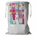 thumbnail image 1 of PKQWTM Alpaca Family Portrait Storage Basket Laundry Bag with Drawstring Size 18x24 Inch, 1 of 3