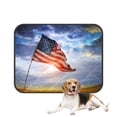 thumbnail image 1 of PKQWTM American Flag Pet Dog Cat Bed Pee Pads Mat Cushion Potty Dogsblankets Crate Bed Kennel 20x24 inch, 1 of 3